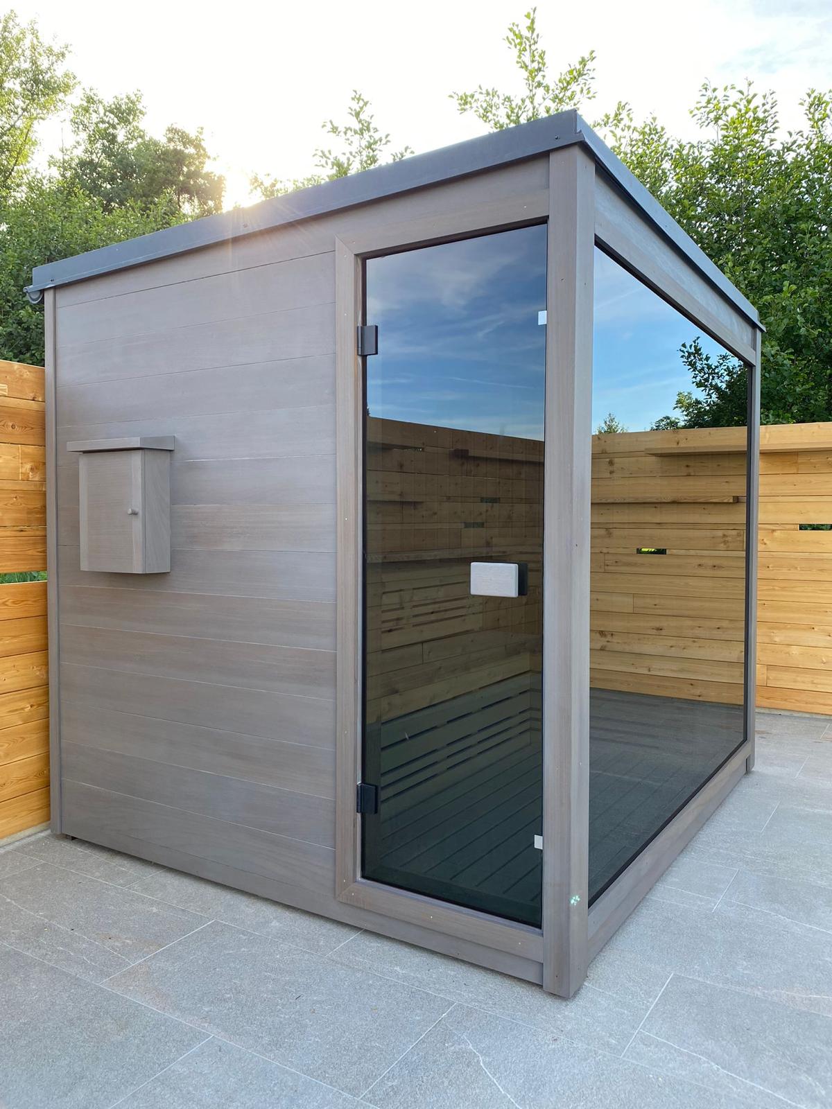Fotogalerie Gartensauna PINEA GREY